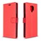 Case cover For Xiaomi Redmi Note9 Pro/Redmi Note 9s Crazy Horse Texture Horizontal Flip Leather Case with Holder &amp; Card Slots &amp; Wallet &amp; Photo Frame(Red)