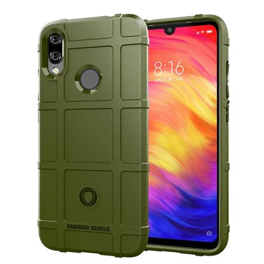 Case cover Full Coverage Shockproof TPU Case for Xiaomi Redmi Note 7 (Army Green)