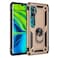 Case cover For Xiaomi Mi CC9 Pro Armor Shockproof TPU + PC Protective Case with 360 Degree Rotation Holder(Gold)