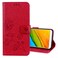 Case cover For Xiaomi Redmi 5 Plus Rose Embossed Horizontal Flip Environmental PU Leather Case with Holder &amp; Card Slots &amp; Wallet(Red)
