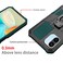 Case cover For Xiaomi Redmi A1 Armor Warrior Shockproof PC + TPU Phone Case(Army Green)