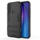 Case cover For Xiaomi Redmi Note 8T Shockproof PC + TPU Protective Case with Invisible Holder(Black)