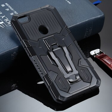Case cover For Xiaomi Redmi Note 5A Armor Warrior Shockproof PC + TPU Protective Case(Black)