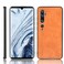 Case cover For Xiaomi Mi Note 10/Note10 Pro/CC9 Pro Shockproof Sewing Cow Pattern Skin PC + PU + TPU Case(Orange)