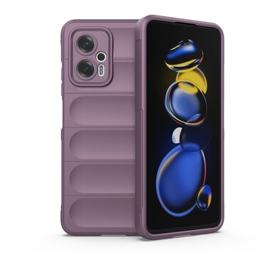 Case cover For Xiaomi Redmi Note 11T Pro Magic Shield TPU + Flannel Phone Case(Purple)
