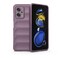 Case cover For Xiaomi Redmi Note 11T Pro Magic Shield TPU + Flannel Phone Case(Purple)
