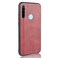 Case cover For Xiaomi Redmi Note 8 Shockproof Sewing Cow Pattern Skin PC + PU + TPU Case(Red)