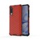 Case cover For Xiaomi Mi 9 Lite Shockproof Honeycomb PC + TPU Case(Red)