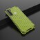 Case cover For Xiaomi Redmi Note 8T Shockproof Honeycomb PC + TPU Protective Case(Green)