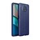 Case cover For Xiaomi Redmi Note9 5G Litchi Texture TPU Shockproof Case(Blue)