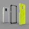 Case cover For Xiaomi Redmi Note 9S Shockproof Honeycomb PC + TPU Protective Case(Black)