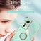 Case cover For Xiaomi Redmi K50 Ultra XINLI Straight Edge 6D Electroplate TPU Phone Case with Ring Holder(Mint Green)