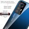 Case cover For Xiaomi Redmi K50 Ultra / 12T / 12T Pro Gradient Color Glass Phone Case(Aurora Blue)