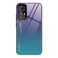 Case cover For Xiaomi Redmi K50 Ultra / 12T / 12T Pro Gradient Color Glass Phone Case(Aurora Blue)