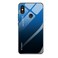Case cover For Xiaomi Redmi Note 5 Pro Gradient Color Glass Case(Blue)