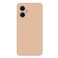 Case cover For Xiaomi Redmi Note 12 China Imitation Liquid Silicone Straight Edge Phone Case(Apricot)