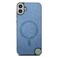 Case Cover For Nothing CMF Phone 1 Retro Magsafe Magnetic PU Back Cover Phone Case(Blue)
