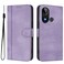 Case cover For BLU C9 Line Splicing Buckle Retro Leather Phone Case(Purple)