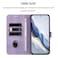 Case cover For BLU C9 Line Splicing Buckle Retro Leather Phone Case(Purple)