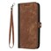 Case cover For TCL 50 XL 5G / 50 XL NxtPaper Side Buckle Double Fold Hand Strap Leather Phone Case(Brown)