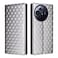 Case cover For TCL 50 NxtPaper / 50 Pro NxtPaper Cubic Grid Texture Flip Leather Phone Case(Silver)