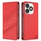 Case cover For itel A50 Embossed Multi-functional Wallet Retro Leather Phone Case(Red)