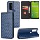 Case cover For Cricket Dream 5G Cubic Grid Texture Flip Leather Phone Case(Blue)