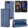 Case cover For Cloud Mobile Stratus C5 / Stratus C5 Elite Cubic Grid Texture Flip Leather Phone Case(Blue)