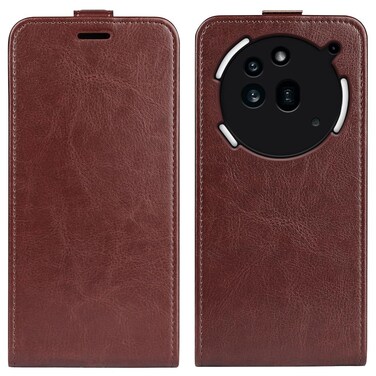Case cover For Nothing Phone 3a Pro R64 Texture Single Vertical Flip Leather Phone Case(Brown)