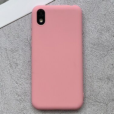 Case cover For Huawei Honor Play 3e Shockproof Frosted TPU Protective Case(Pink)