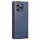 Case cover For Honor 60 SE AZNS Magnetic Calf Texture Flip Leather Phone Case(Dark Blue)