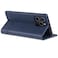 Case cover For Honor 60 SE AZNS Magnetic Calf Texture Flip Leather Phone Case(Dark Blue)