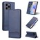 Case cover For Honor 60 SE AZNS Magnetic Calf Texture Flip Leather Phone Case(Dark Blue)