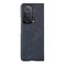 Case cover For Honor Magic V Cowhide Texture PU Phone Case(Blue)