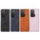 Case cover For Honor Magic V Cowhide Texture PU Phone Case(Blue)