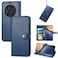 Case cover For Honor Magic3 Solid Color Leather Buckle Phone Case(Blue)
