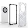 Case cover For Honor X9A Shockproof Honeycomb Phone Case(White)