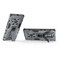 Case cover For Honor Magic3 Leather Version Supersonic PC + TPU Shock-proof Protective Case with Holder(Grey)