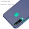 Case cover For Huawei Honor 9C Shockproof Crocodile Texture PC + PU Case(Blue)