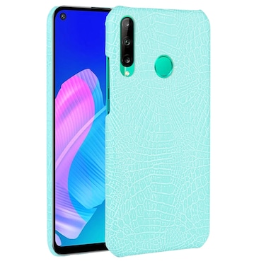 Case cover For Huawei Honor 9C Shockproof Crocodile Texture PC + PU Case(Light green)