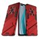 Case cover For Honor Magic3 Punk Armor 2 in 1 PC + TPU Shockproof Case with Invisible Holder(Red)