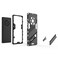 Case cover For Honor Magic3 Punk Armor 2 in 1 PC + TPU Shockproof Case with Invisible Holder(Red)