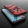 Case cover For Honor Magic3 Punk Armor 2 in 1 PC + TPU Shockproof Case with Invisible Holder(Red)