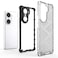 Case cover For Honor 60 Pro Honeycomb PC + TPU Phone Case(White)