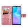 Case cover For Huawei Honor 30 Lite Butterfly Love Flower Embossed Horizontal Flip Leather Case with Holder &amp; Card Slots &amp; Wallet &amp; Lanyard(Pink)
