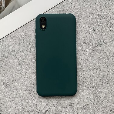 Case cover For Huawei Honor Play 3e Shockproof Frosted TPU Protective Case(Green)
