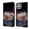 Case cover For Honor X8 4G Crystal Painted Leather Phone case(Peony)