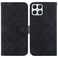 Case cover For Honor X8 Double 8-shaped Embossed Leather Phone Case(Black)