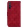Case cover For Honor 20 / Huawei nova 5T Double 8-shaped Embossed Leather Phone Case(Red)