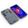 Case cover Shockproof PC + TPU Case for Huawei Honor V20, with Holder (Navy Blue)